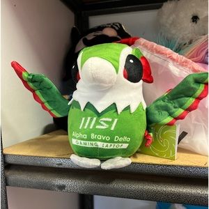 MSI Gaming Laptop Tunderbird Plush 10" Alpha Bravo Delta Stuffed Animal with Tag